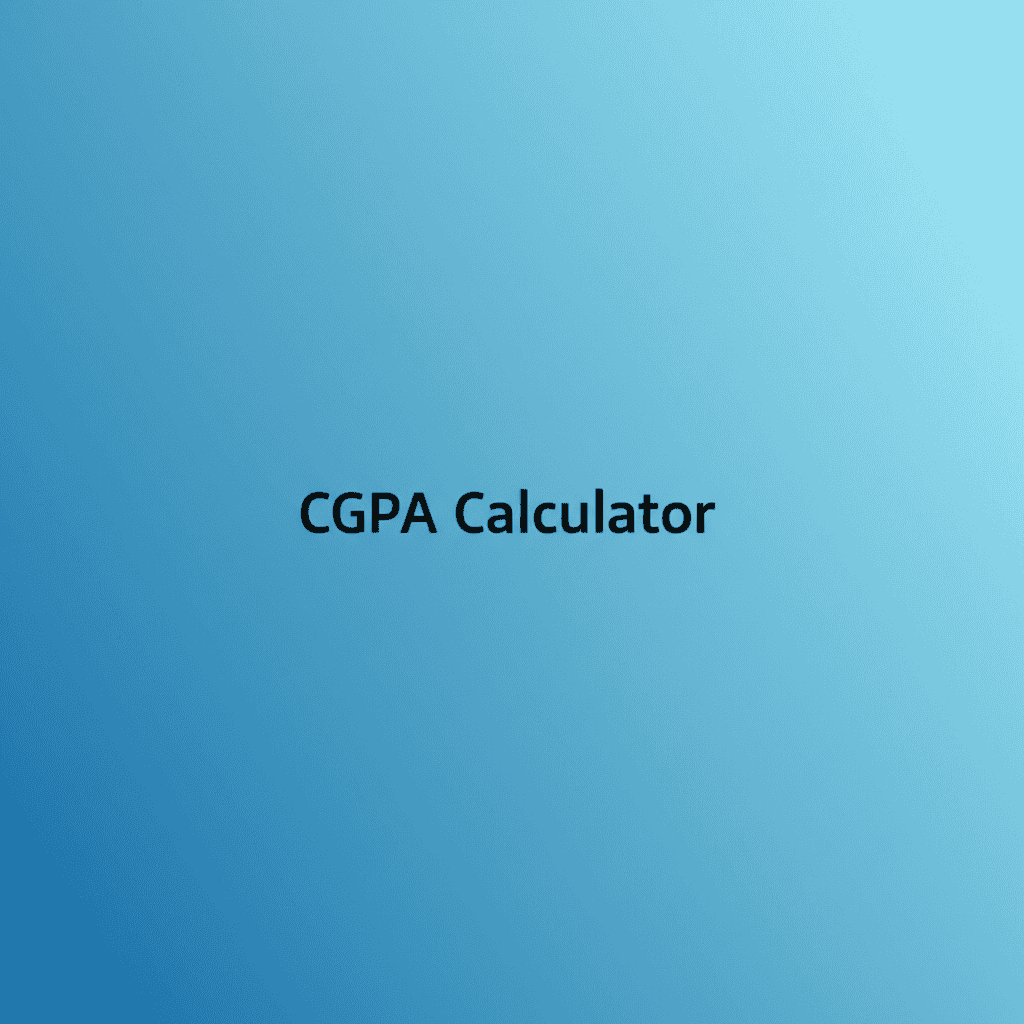 CGPA Calculator Image